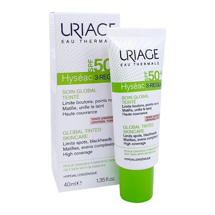 Купить крем урьяж. Uriage Hyseac 3-regul Global. Uriage Hyseac 3-regul soin Global. Uriage Hyseac 3-regul Global Tinted Skin-Care SPF 30. Uriage Hyseac крем.